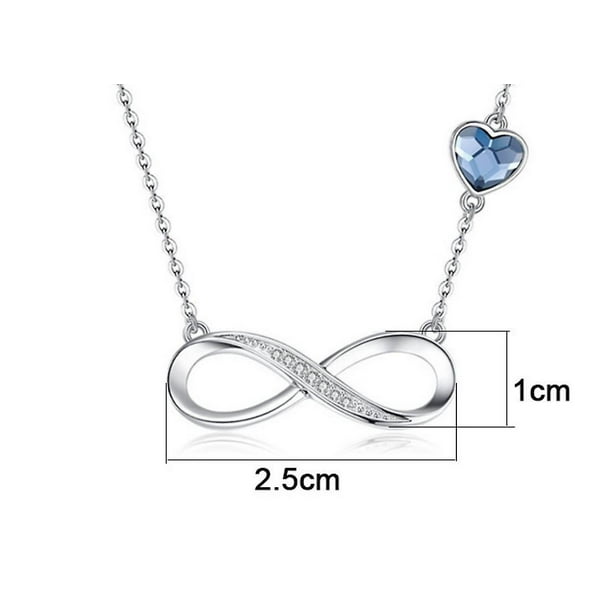 da9f27a5-1255-4ae6-840c-19d30a1a8131.70483961020f235524f8b1c3b5576776 Pulsera Plata Fina 925 Infinito Corazon Cristal Austriaco